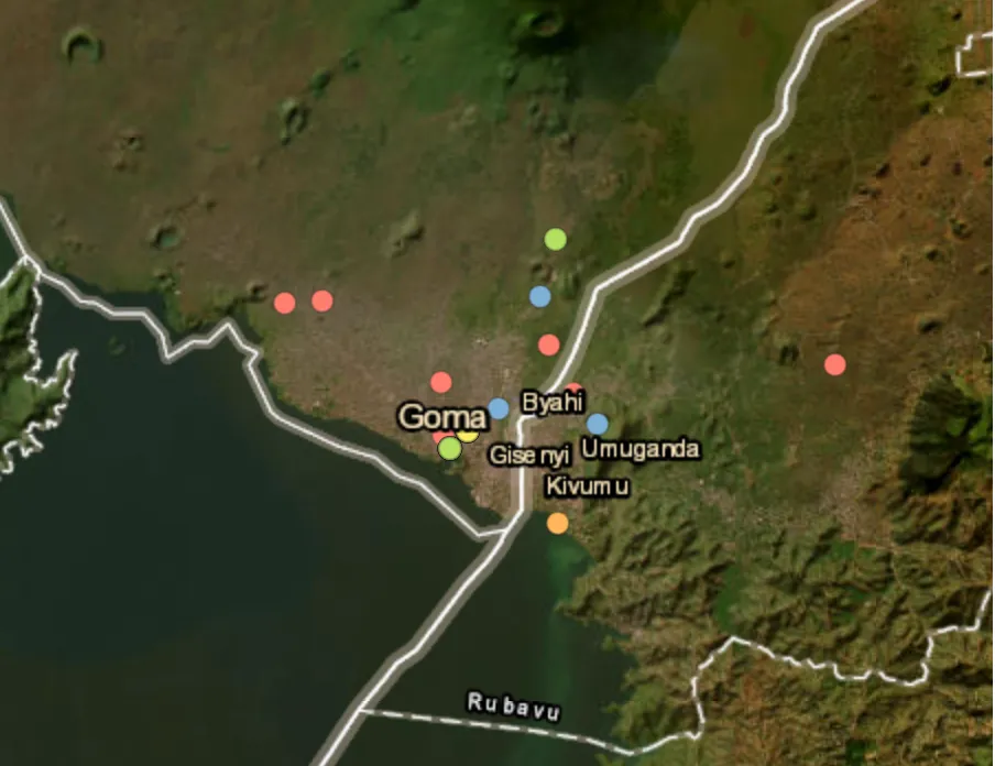 Suspected M23 bomb blasts kill 10 people at a refugee camp near Goma