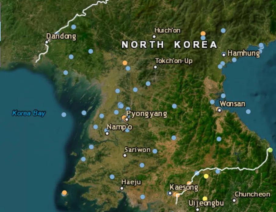 North Korea test-fires new multiple rocket launcher system